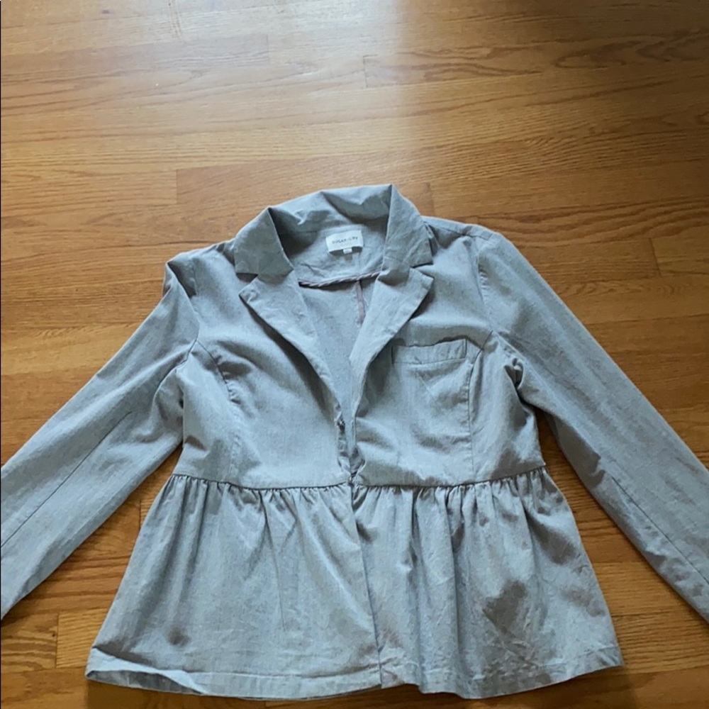 Peplum sugar lips blazer